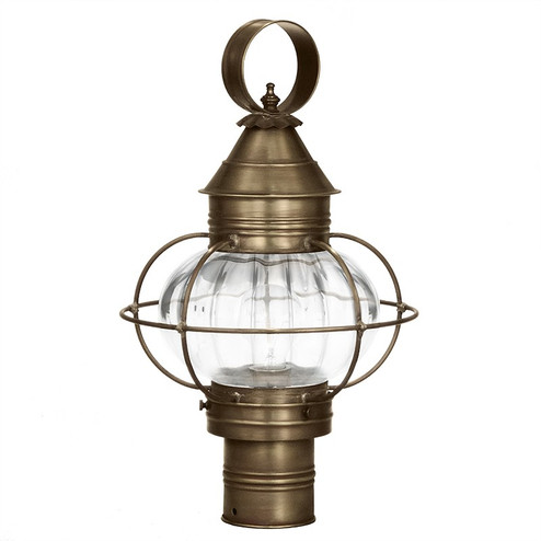 Onion One Light Post Mount in Dark Antique Brass (196|2523-DAB-MED-OPT)