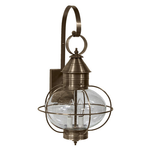 Onion Two Light Wall Mount in Dark Antique Brass (196|2541-DAB-LT2-CSG)