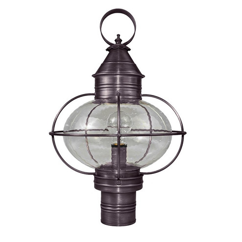 Onion One Light Post Mount in Dark Brass (196|2543-DB-MED-CSG)