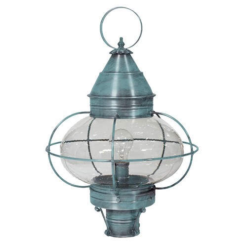 Onion One Light Post Mount in Verdi Gris (196|2573-VG-MED-CSG)
