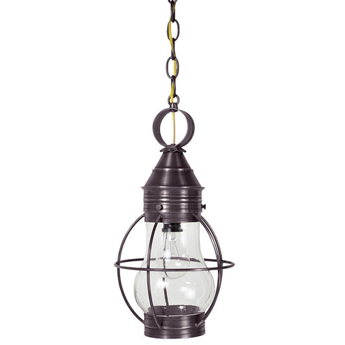 Bosc One Light Hanging Lantern in Dark Brass (196|2722-DB-MED-CLR)
