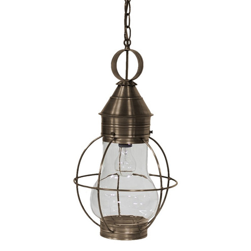 Bosc One Light Hanging Lantern in Dark Antique Brass (196|2732-DAB-MED-CLR)