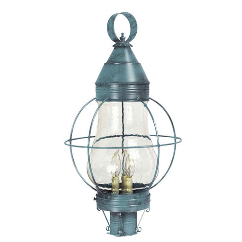 Bosc Three Light Post Mount in Verdi Gris (196|2743-VG-LT3-CSG)
