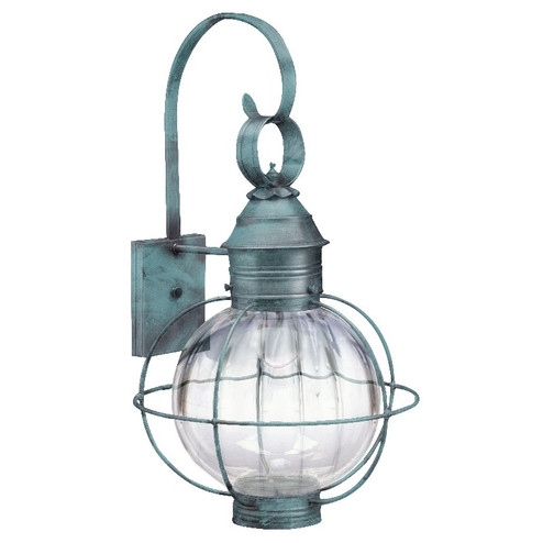 Round One Light Wall Mount in Verdi Gris (196|2841-VG-MED-OPT)
