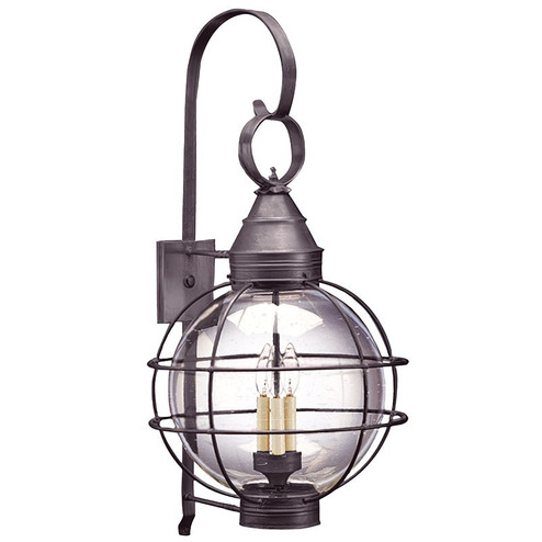Round Three Light Wall Mount in Dark Brass (196|2861-DB-LT3-CSG)