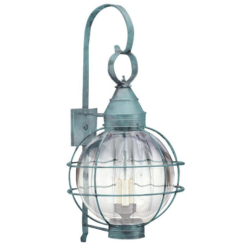 Round Three Light Wall Mount in Verdi Gris (196|2861-VG-LT3-OPT)