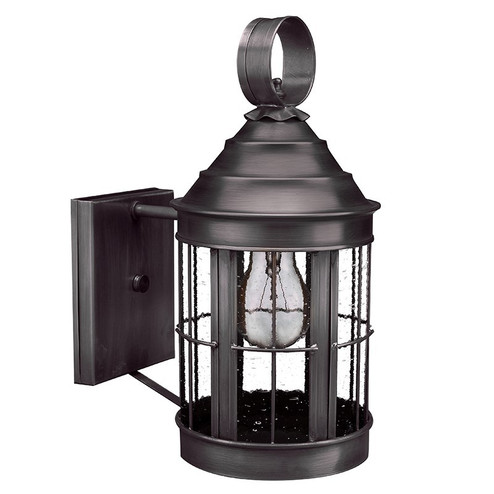 Heal One Light Wall Mount in Dark Brass (196|3317-DB-MED-CSG-NS)