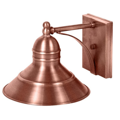 Barn One Light Wall Mount in Antique Brass (196|3411-AC-MED)
