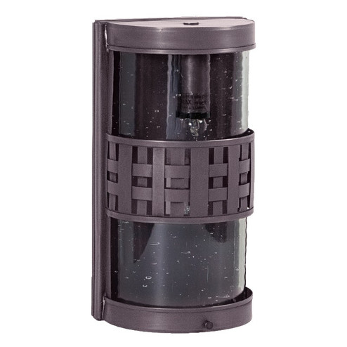 Weave One Light Wall Lantern in Dark Brass (196|351W-DB-MED-CSG)