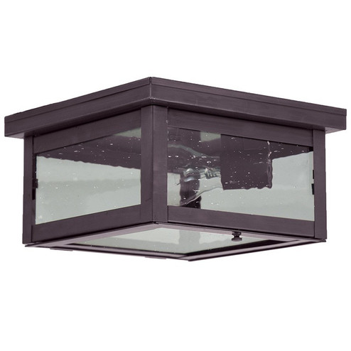 Flush One Light Flush Mount in Dark Brass (196|4314-DB-MED-CSG)