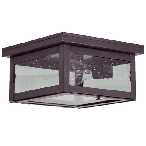 Flush One Light Flush Mount in Dark Brass (196|4314-DB-MED-SMG)