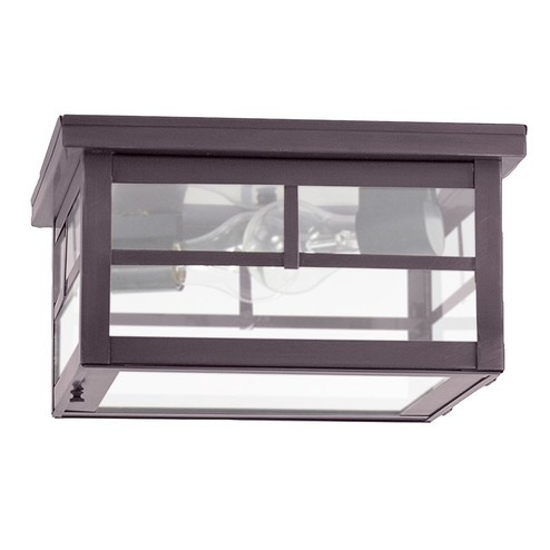 Flush Two Light Flush Mount in Dark Brass (196|4404-DB-MED2-FST)