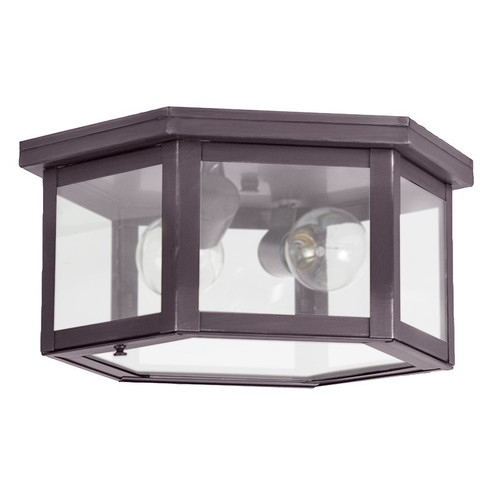 Flush Two Light Flush Mount in Dark Brass (196|4604-DB-MED2-FST)