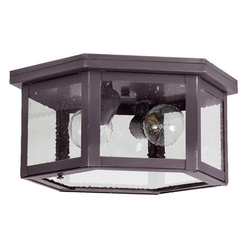 Flush Two Light Flush Mount in Dark Brass (196|4604-DB-MED2-SMG)