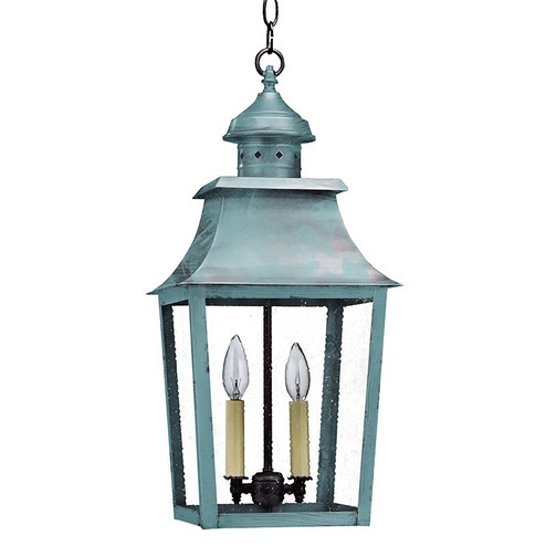 Sharon Two Light Hanging Lantern in Verdi Gris (196|5542-VG-LT2-SMG)