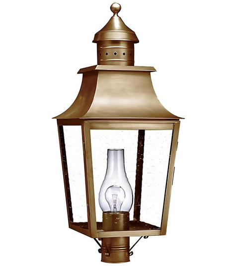 Sharon One Light Post Mount in Antique Brass (196|5553-AB-CIM-CSG)