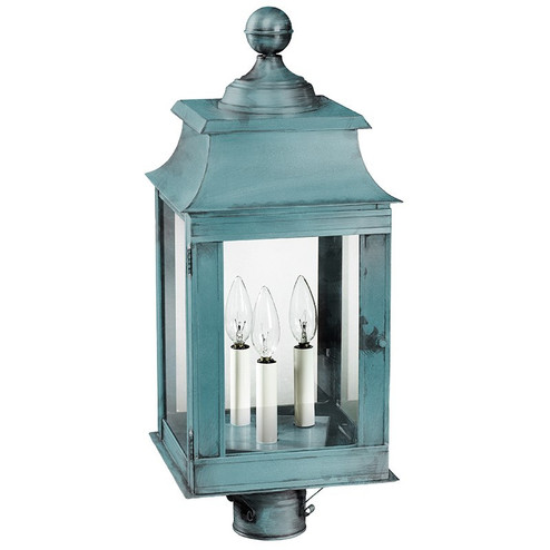 Concord Three Light Post Mount in Verdi Gris (196|5633-VG-LT3-CLR)