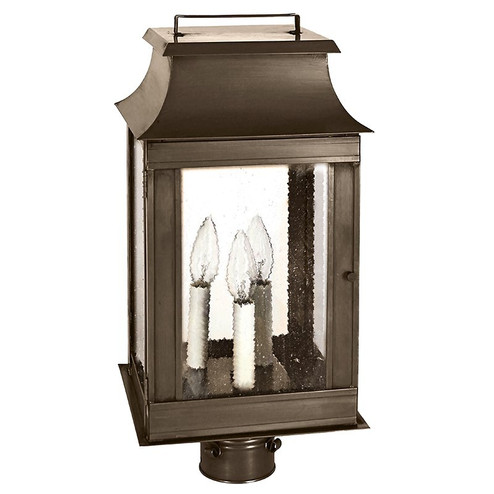 Concord Three Light Post Mount in Dark Antique Brass (196|5643-DAB-LT3-SMG)