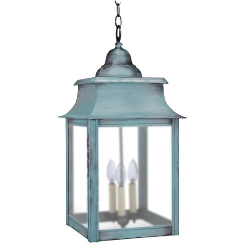 Concord Three Light Hanging Lantern in Verdi Gris (196|5652-VG-LT3-FST)