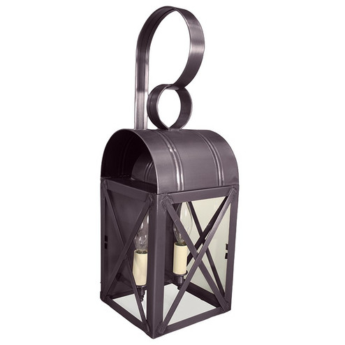 Adams Two Light Wall Mount in Dark Brass (196|6031-DB-LT2-CLR)