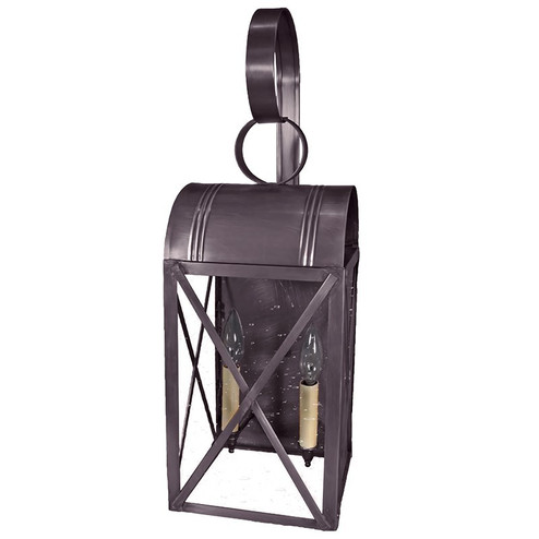 Adams Two Light Wall Mount in Dark Brass (196|6051-DB-LT2-CSG)
