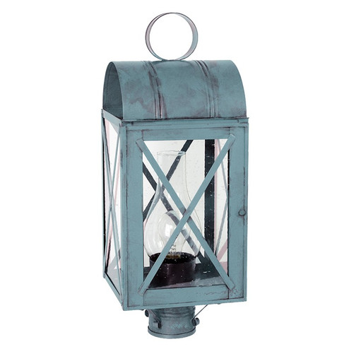 Adams One Light Post Mount in Verdi Gris (196|6053-VG-CIM-CSG)