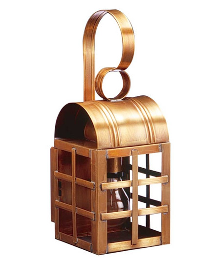 Adams One Light Wall Mount in Antique Brass (196|6111-AB-MED-CLR)