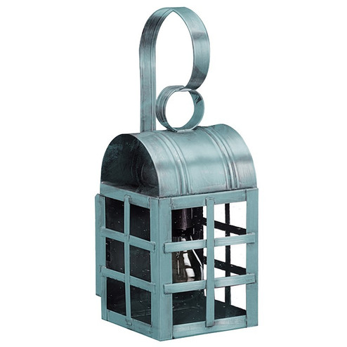 Adams One Light Wall Mount in Verdi Gris (196|6111-VG-MED-CSG)