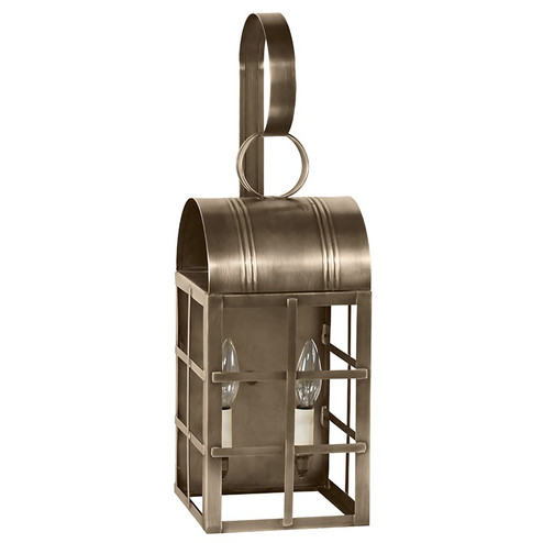 Adams Two Light Wall Mount in Dark Antique Brass (196|6141-DAB-LT2-CLR)