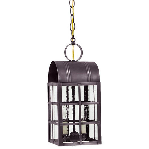 Adams Two Light Hanging Lantern in Dark Brass (196|6142-DB-LT2-CSG)