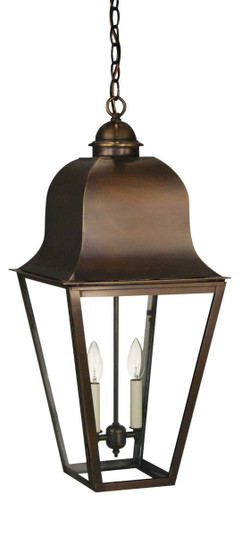 Imperial Two Light Hanging Lantern in Dark Antique Brass (196|6422-DAB-LT2-CLR)