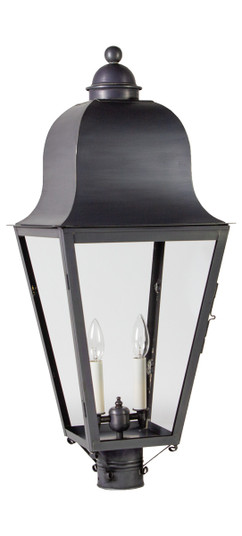 Imperial Two Light Post Mount in Dark Brass (196|6423-DB-LT2-CLR)
