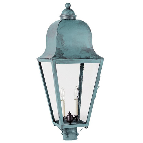 Imperial Two Light Post Mount in Verdi Gris (196|6423-VG-LT2-SMG)