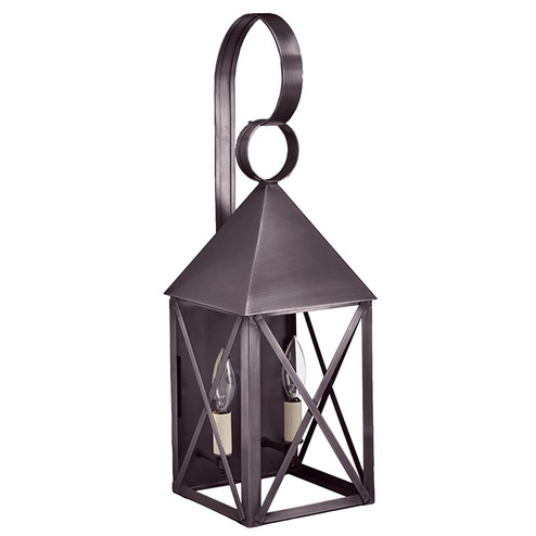 York Two Light Wall Mount in Dark Brass (196|7041-DB-LT2-CLR)