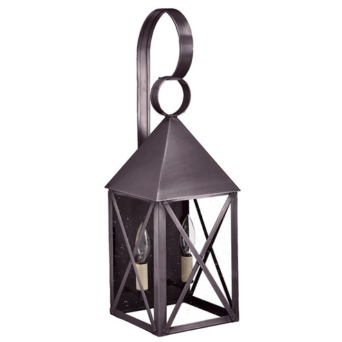 York Two Light Wall Mount in Dark Brass (196|7041-DB-LT2-CSG)