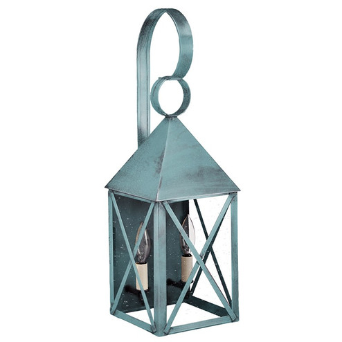 York Two Light Wall Mount in Verdi Gris (196|7041-VG-LT2-CSG)