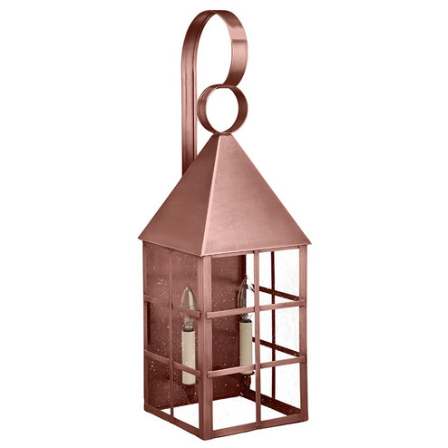 York Two Light Wall Mount in Antique Copper (196|7151-AC-LT2-SMG)