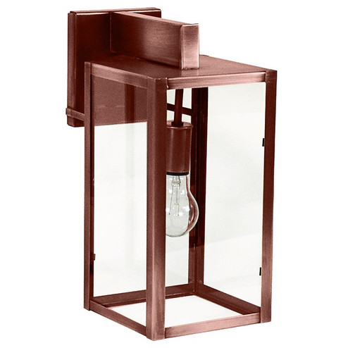 Midtown One Light Wall Mount in Antique Copper (196|7517-AC-MED-CLR)