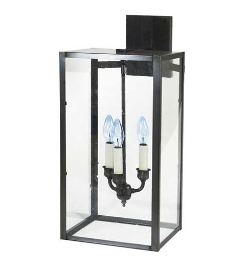 Midtown Three Light Wall Mount in Dark Brass (196|7537-DB-LT3-CSG)