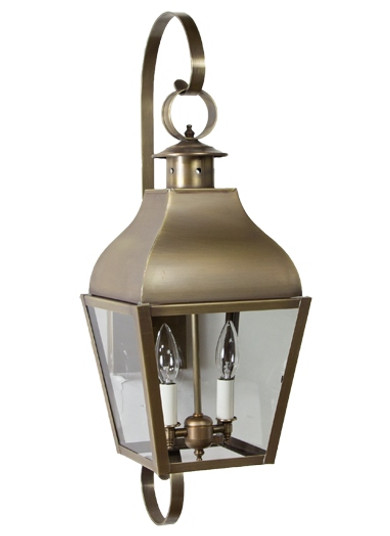 Stanfield Two Light Wall Mount in Antique Brass (196|7638-AB-LT2-CLR)