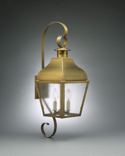 Stanfield Two Light Wall Mount in Antique Brass (196|7638-AB-LT2-SMG)