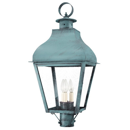 Stanfield Three Light Post Mount in Verdi Gris (196|7643-VG-LT3-SMG)