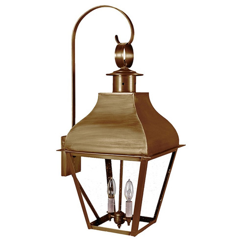 Stanfield Two Light Wall Mount in Antique Brass (196|7647-AB-LT2-CSG)