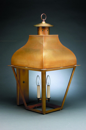 Stanfield Three Light Wall Mount in Antique Brass (196|7651-AB-LT3-CLR)