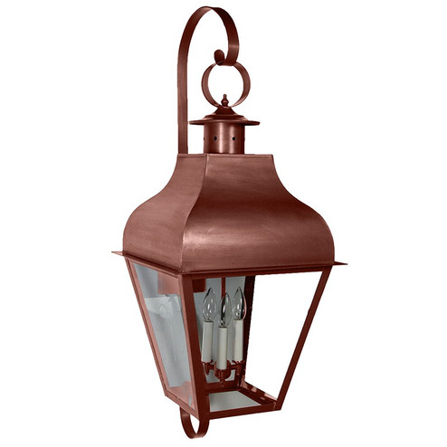 Stanfield Three Light Wall Mount in Antique Copper (196|7658-AC-LT3-CLR)
