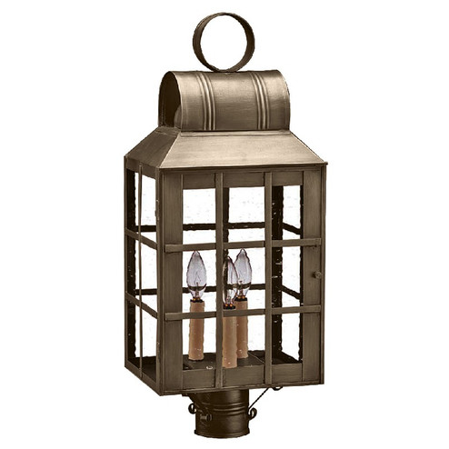 Lynn Three Light Post Mount in Dark Antique Brass (196|8143-DAB-LT3-CSG)