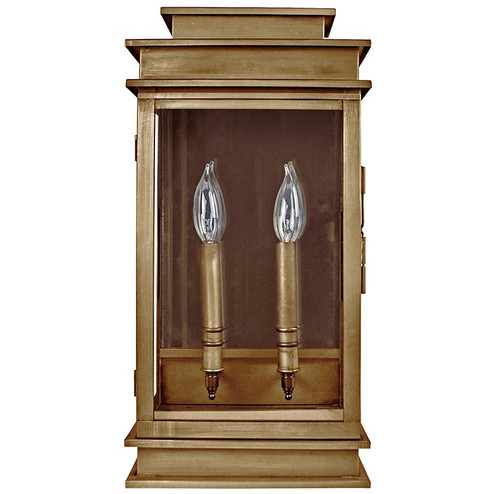 Empire Two Light Wall Mount in Antique Brass (196|8831-AB-LT2-CLR-PM)