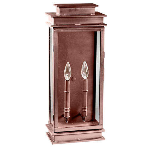 Empire Two Light Wall Mount in Antique Copper (196|8851-AC-LT2-CLR)