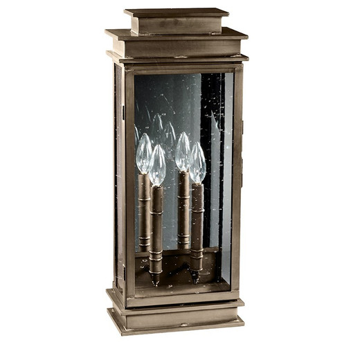 Empire Two Light Wall Mount in Dark Antique Brass (196|8851-DAB-LT2-CSG-PM)