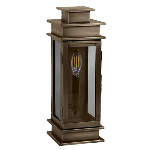 Empire One Light Wall Mount in Dark Antique Brass (196|8911-DAB-LT1-CLR)